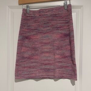 Wild Fable Pink Multi-colored Knit Women's Mini Skirt